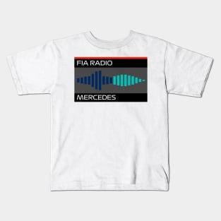 "Blue Flag" Mercedes Radio Message Design Kids T-Shirt